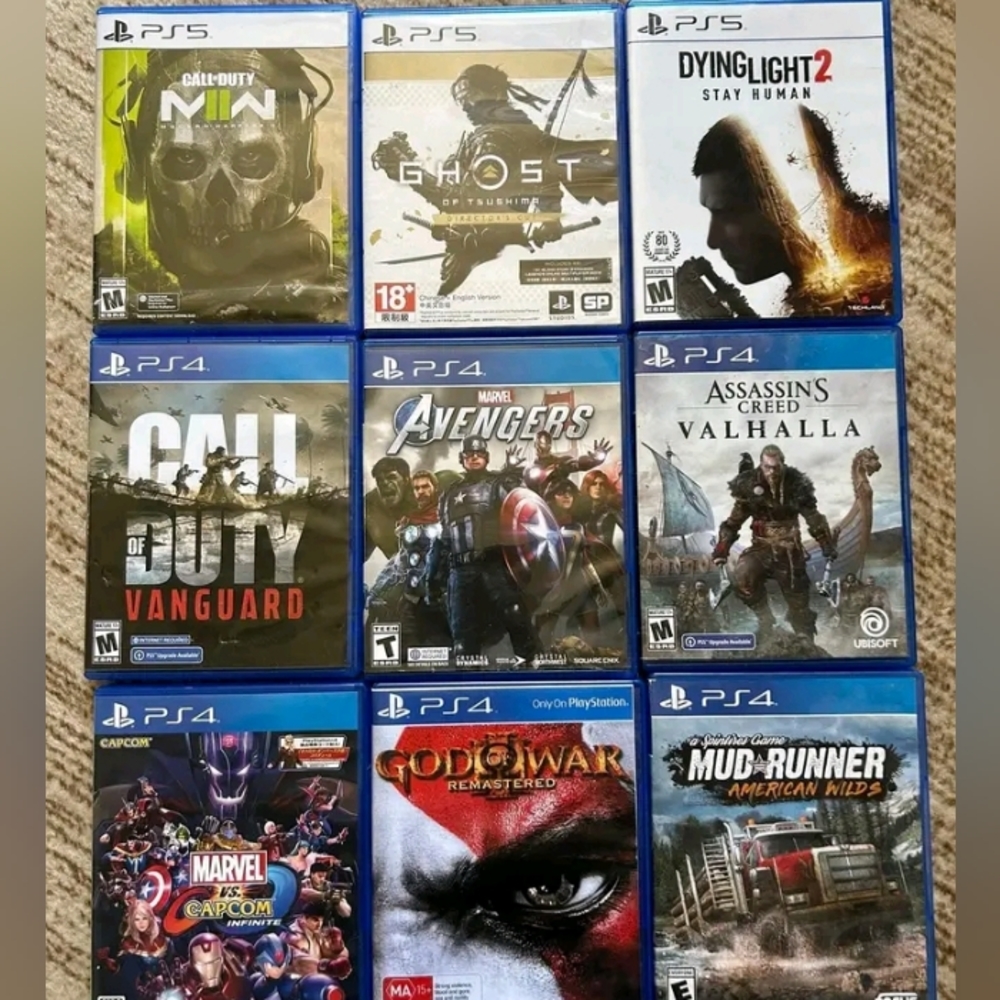 Ps5 cattrage